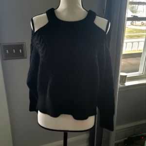 GLO FASHION Women's Medium Long Sleeved Cropped Sweater